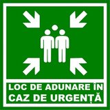 Placuta loc de adunare in caz de urgenta